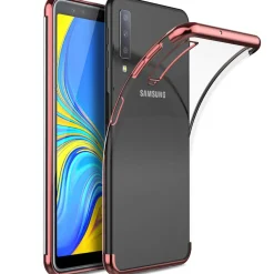 Samsung Galaxy A70 / A70s - Transparente Hülle mit Akzenten