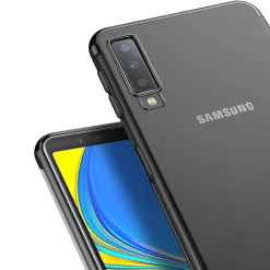 Samsung Galaxy A70 / A70s - Transparente Hülle mit Akzenten