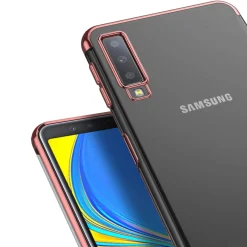 Samsung Galaxy A70 / A70s - Transparente Hülle mit Akzenten