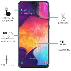 Samsung Galaxy A50 / A30s - 2x 9H Panzer Glasfolie, Displayfolie