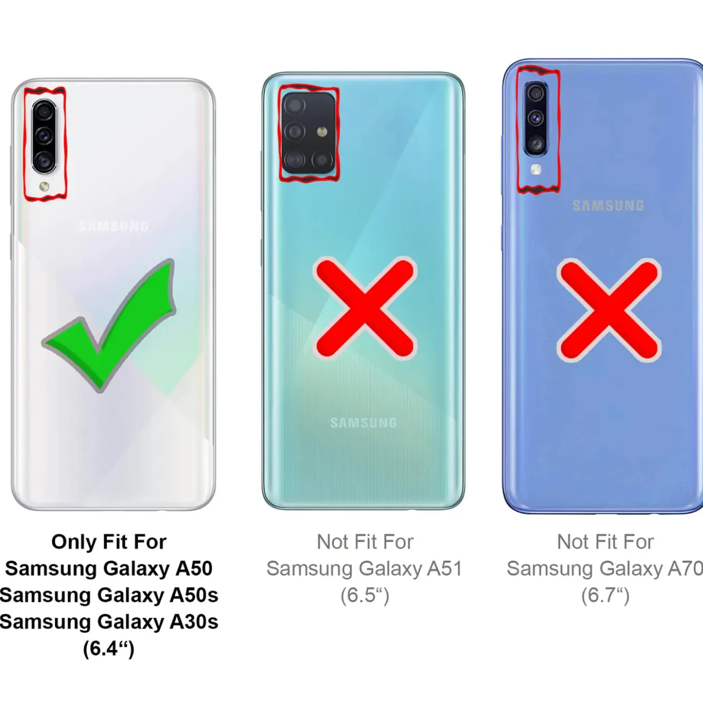 Samsung Galaxy A50 / A30s - 2x 9H Panzer Glasfolie, Displayfolie