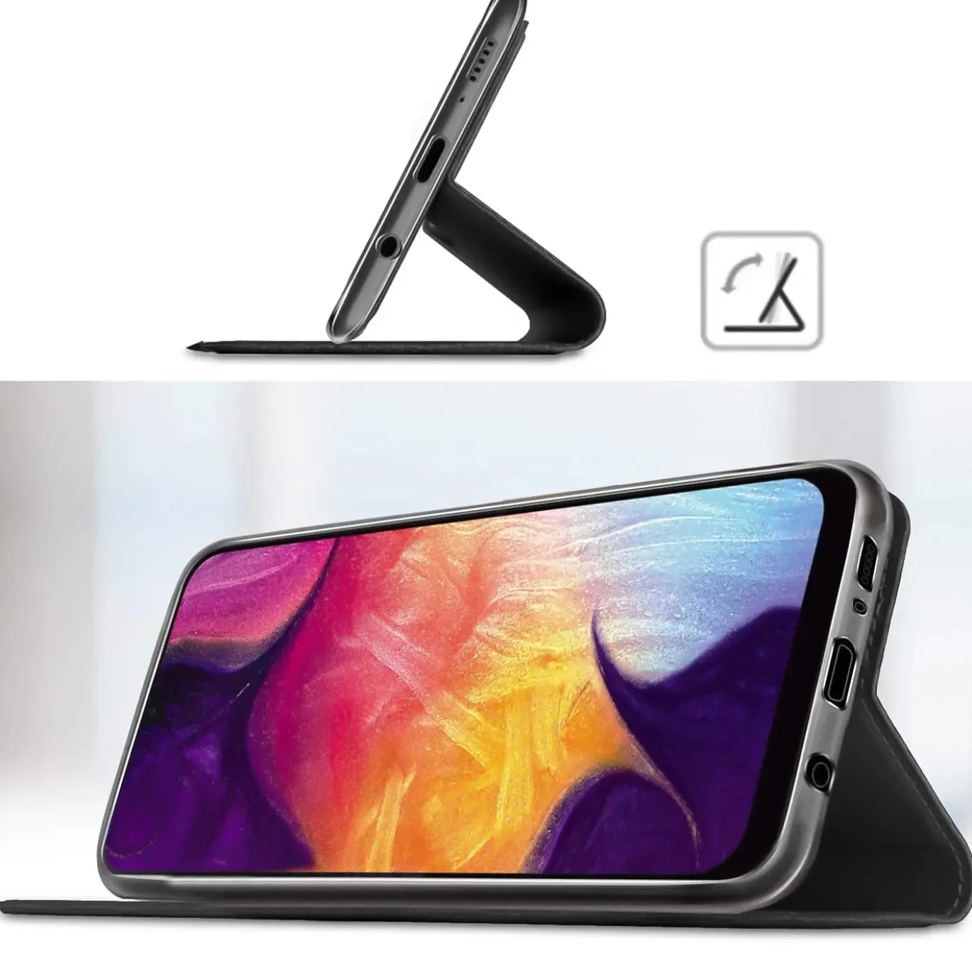 Samsung Galaxy A10 - Booklet Case mit Magnetverschluss