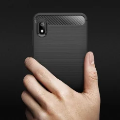 Samsung Galaxy A10 - Carbon Case Hülle, stoßfest