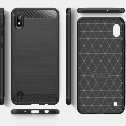 Samsung Galaxy A10 - Carbon Case Hülle, stoßfest