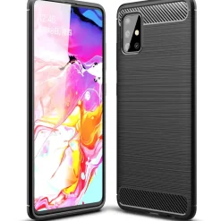 Samsung Galaxy A51 - Carbon Case Hülle, stoßfest
