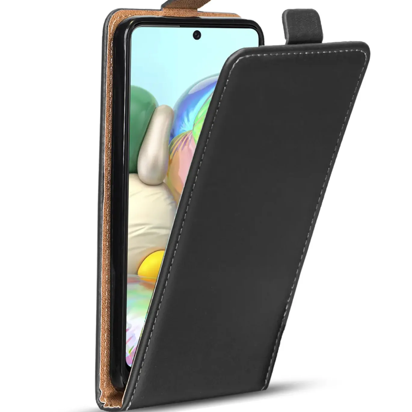 Samsung Galaxy A51 - Flip Hülle, horizontal klappbar