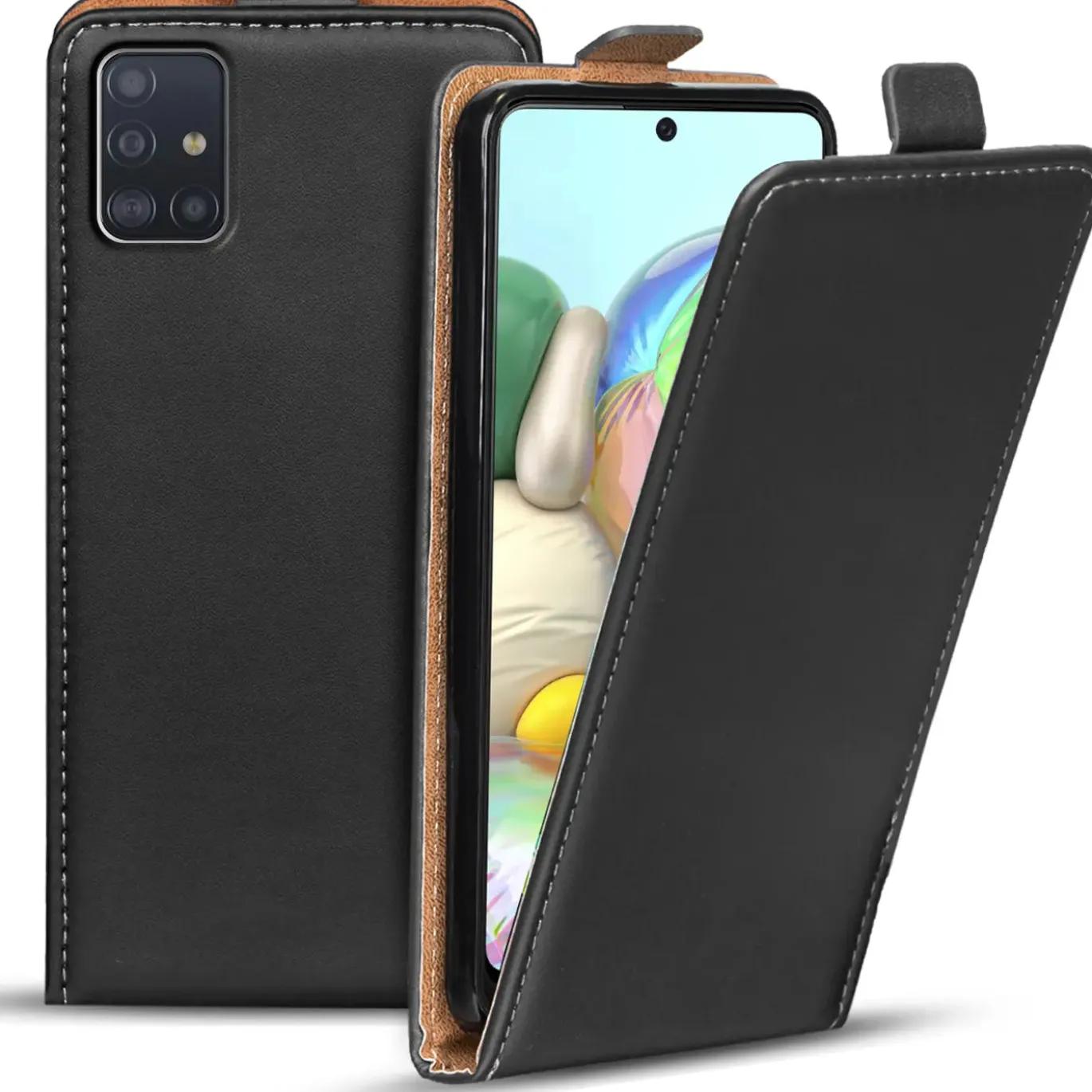 Samsung Galaxy A51 - Flip Hülle, horizontal klappbar