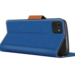 Samsung Galaxy A03 - Jeanslook Klapphülle mit Kartenfach