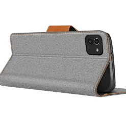 Samsung Galaxy A03 - Jeanslook Klapphülle mit Kartenfach