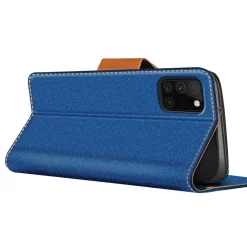 Samsung Galaxy A31 - Jeanslook Klapphülle mit Kartenfach