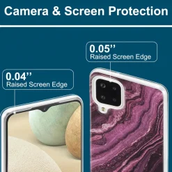 Samsung Galaxy A12 / M12 - Marmor & Sand Design Hülle