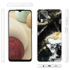 Samsung Galaxy A12 / M12 - Marmor & Sand Design Hülle