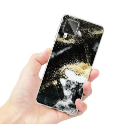 Samsung Galaxy A12 / M12 - Marmor & Sand Design Hülle