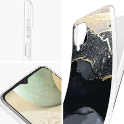 Samsung Galaxy A12 / M12 - Marmor & Sand Design Hülle