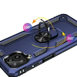 Samsung Galaxy A12 / M12 - Outdoor Hardcase mit Ringhalter