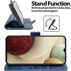 Samsung Galaxy A12 / M12 - Robuste Klapphülle mit RFID Block