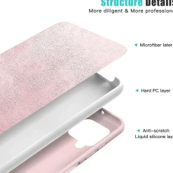 Samsung Galaxy A12 / M12 - Silikon Case mit Mikrofaser-Innenseite