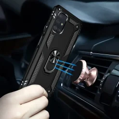 Samsung Galaxy A51 - Outdoor Hardcase mit Ringhalter
