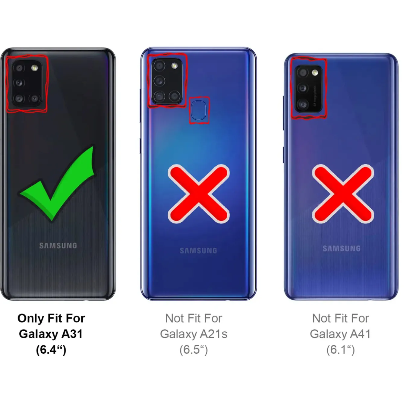 Samsung Galaxy A31 - Outdoor Hülle 2-teiliges Schutzcase