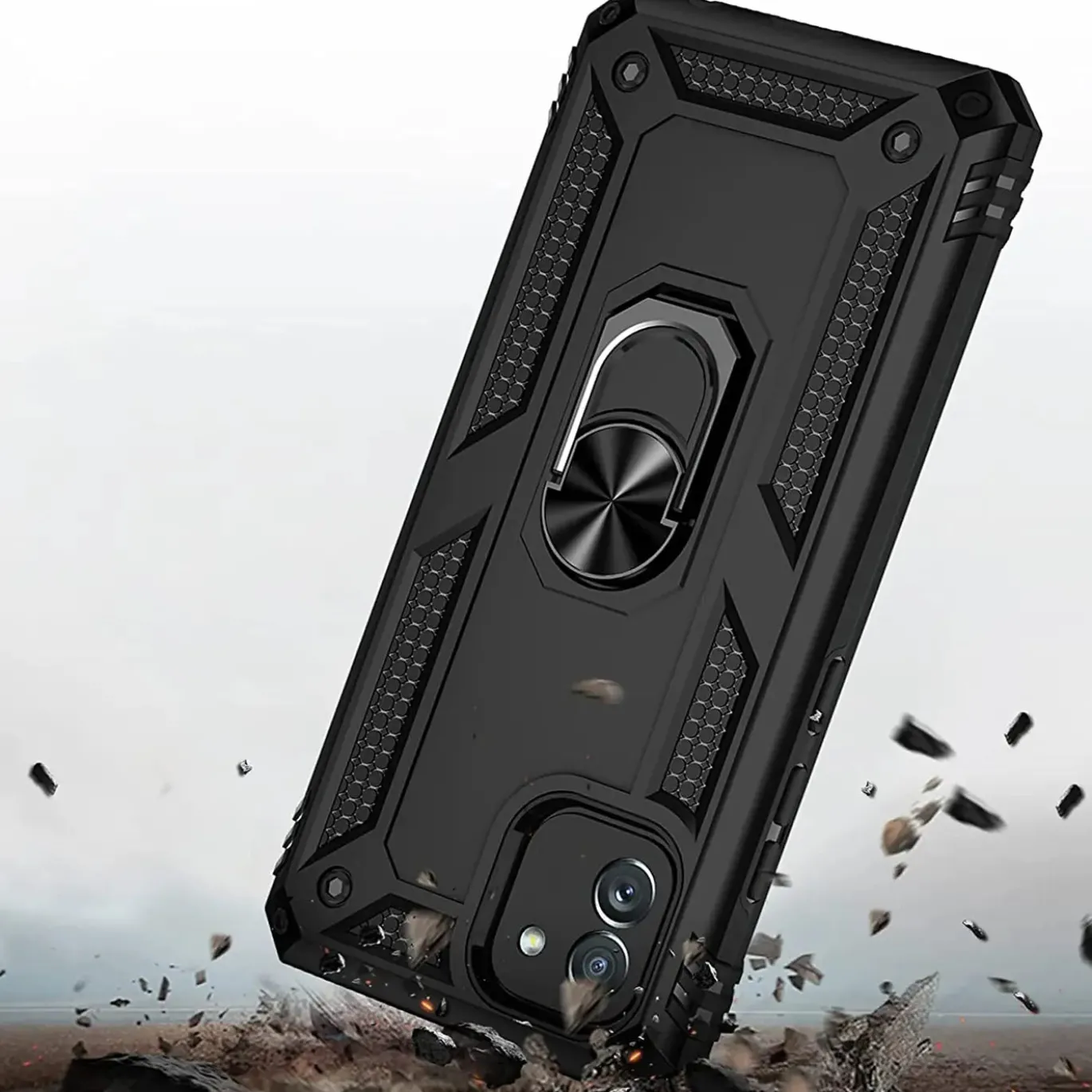 Samsung Galaxy A03 - Outdoor Hardcase mit Ringhalter