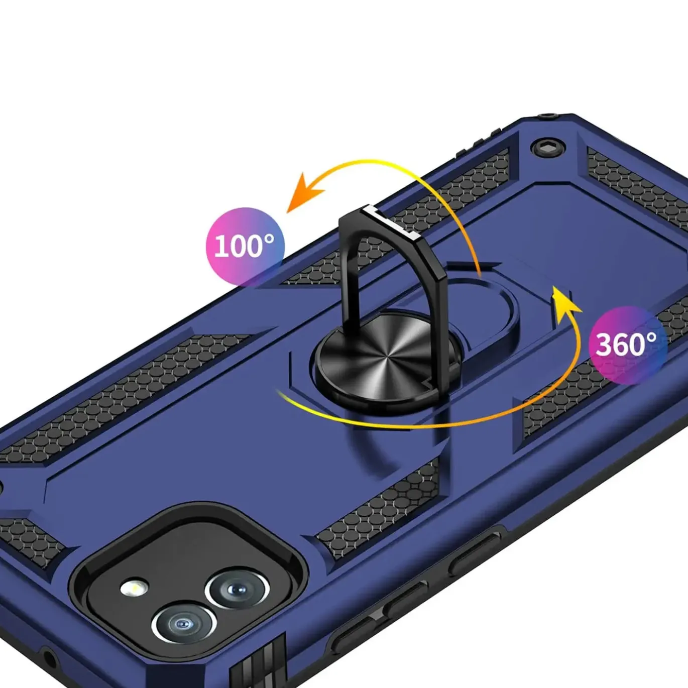 Samsung Galaxy A03 - Outdoor Hardcase mit Ringhalter