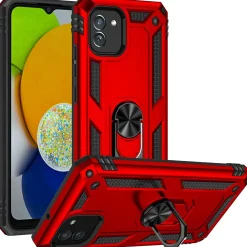 Samsung Galaxy A03 - Outdoor Hardcase mit Ringhalter