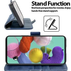 Samsung Galaxy A51 - Robuste Klapphülle mit RFID Block