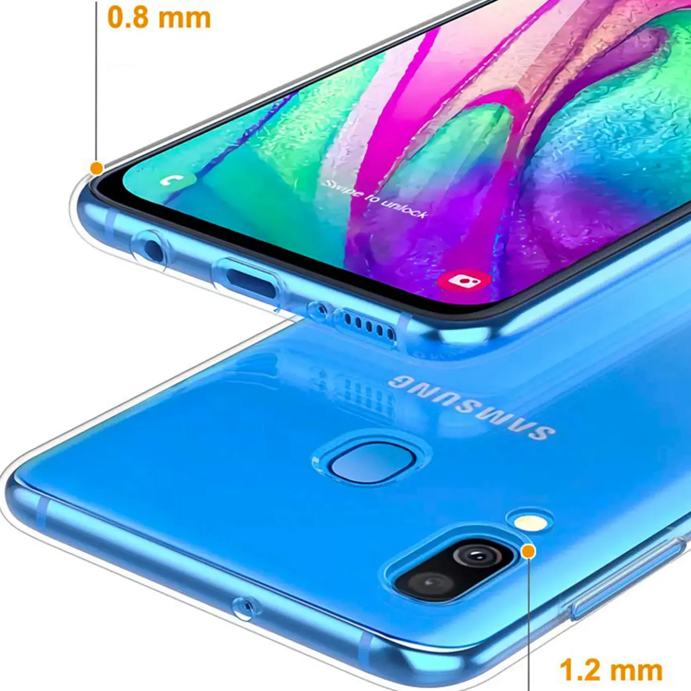 Samsung Galaxy A40 - Slim Clear Case Hülle
