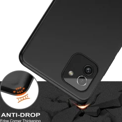 Samsung Galaxy A03 - Slim Silikon Backcover Schwarz