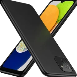 Samsung Galaxy A03 - Slim Silikon Backcover Schwarz