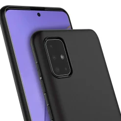Samsung Galaxy A51 - Slim Silikon Backcover Schwarz