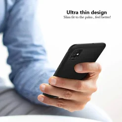 Samsung Galaxy A71 - Slim Silikon Backcover Schwarz