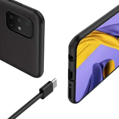 Samsung Galaxy A71 - Slim Silikon Backcover Schwarz