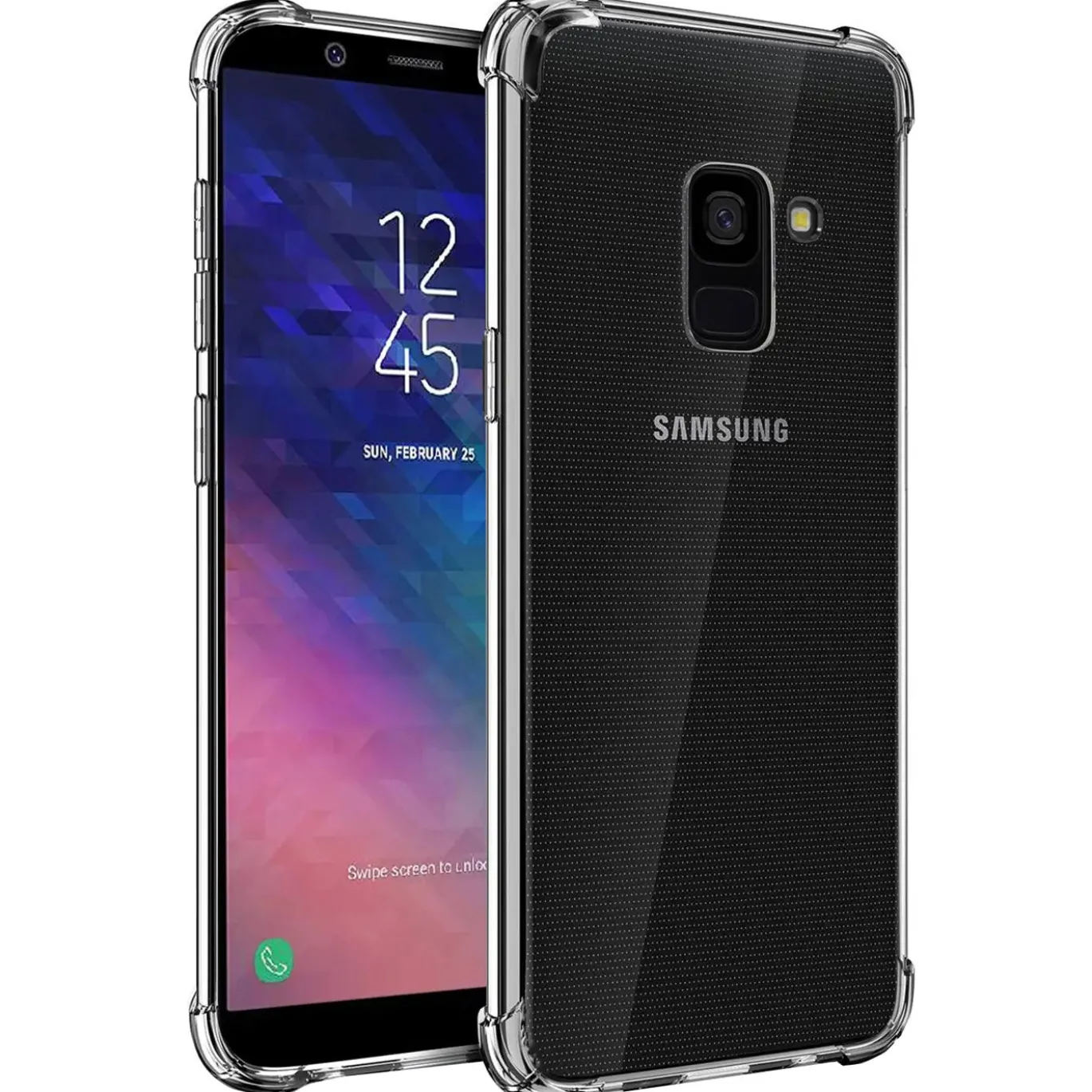 Samsung Galaxy A6 - Stoßfestes Clear Case