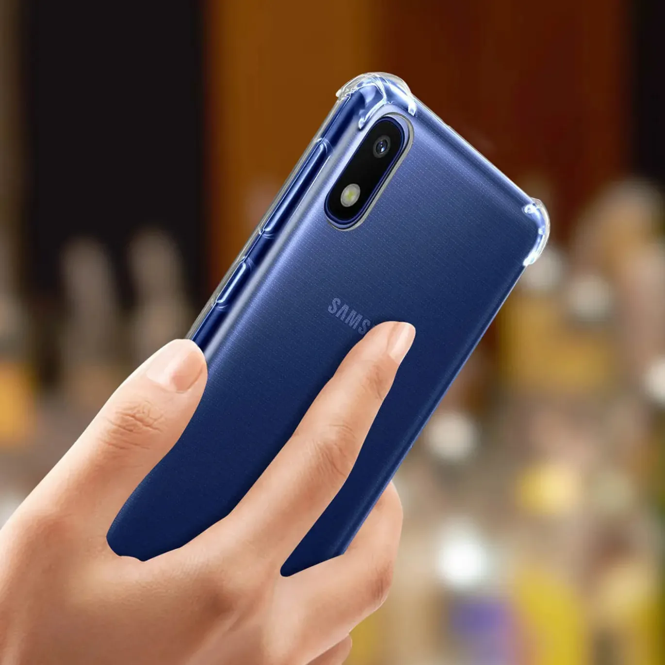 Samsung Galaxy A10 - Stoßfestes Clear Case