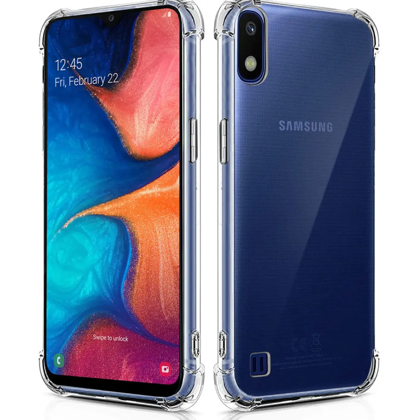 Samsung Galaxy A10 - Stoßfestes Clear Case
