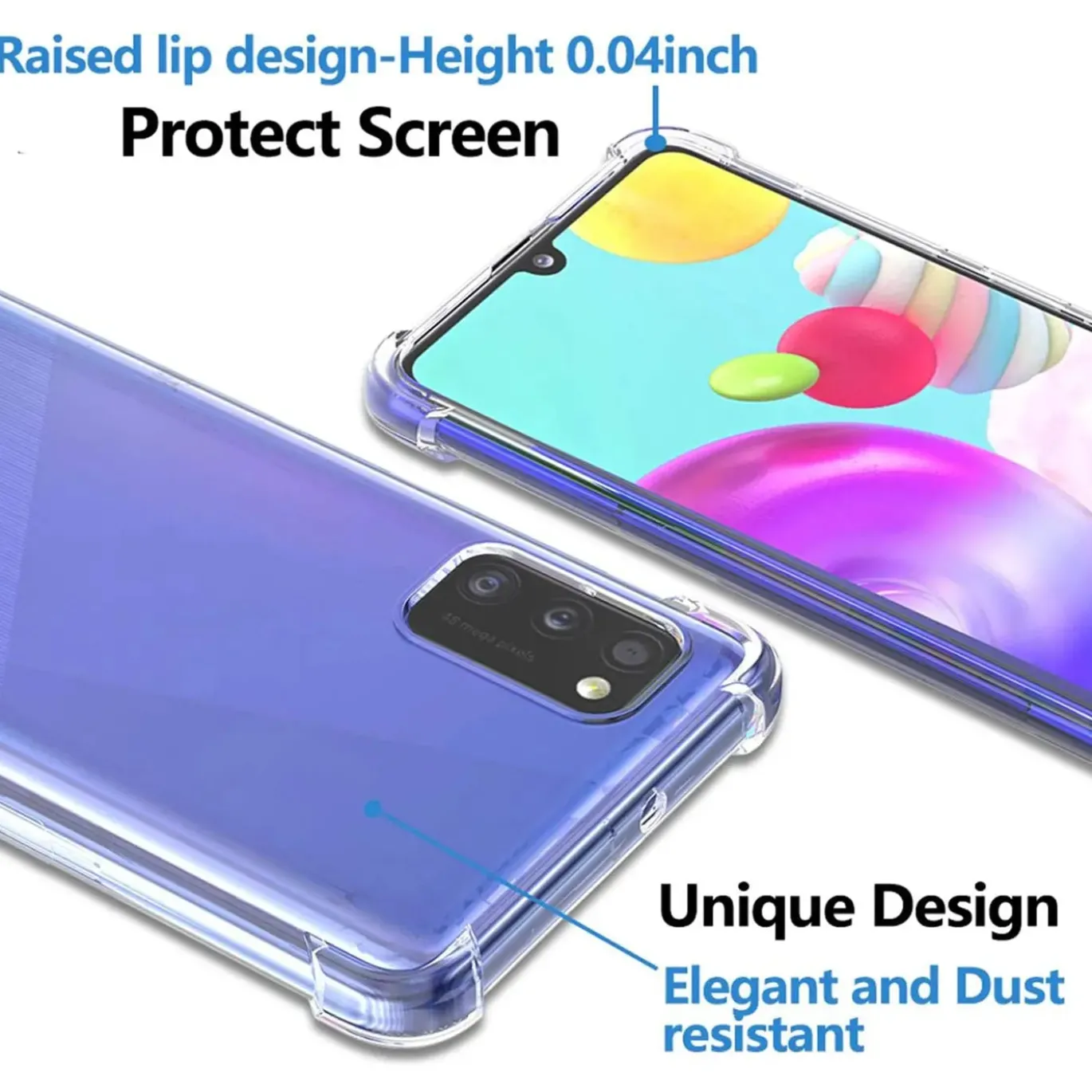 Samsung Galaxy A41 - Stoßfestes Clear Case