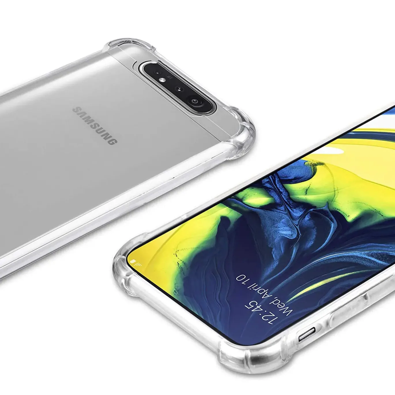 Samsung Galaxy A80 - Stoßfestes Clear Case
