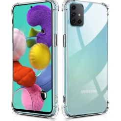 Samsung Galaxy A71 - Stoßfestes Clear Case