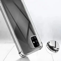 Samsung Galaxy A71 - Stoßfestes Clear Case