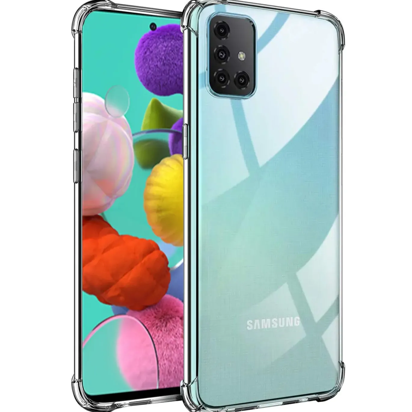 Samsung Galaxy A71 - Stoßfestes Clear Case