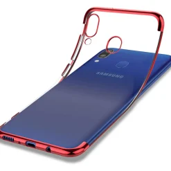 Samsung Galaxy A40 - Transparente Hülle mit Akzenten