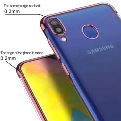 Samsung Galaxy A40 - Transparente Hülle mit Akzenten