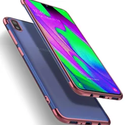 Samsung Galaxy A10 - Transparente Hülle mit Akzenten