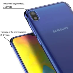 Samsung Galaxy A10 - Transparente Hülle mit Akzenten