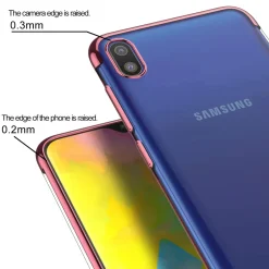 Samsung Galaxy A10 - Transparente Hülle mit Akzenten