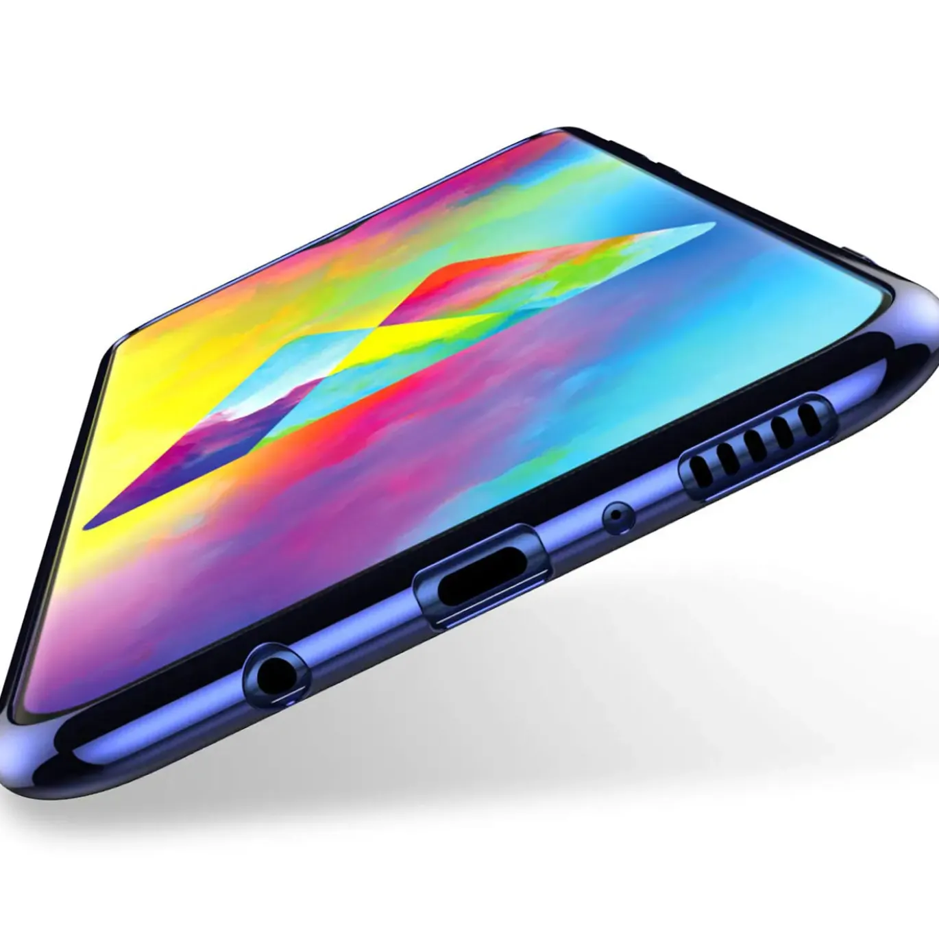 Samsung Galaxy A10 - Transparente Hülle mit Akzenten