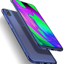 Samsung Galaxy A10 - Transparente Hülle mit Akzenten