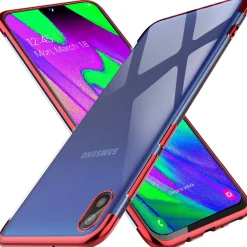 Samsung Galaxy A10 - Transparente Hülle mit Akzenten