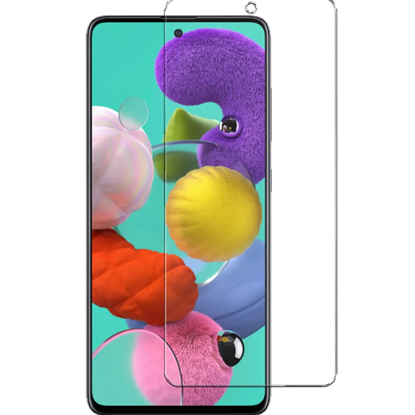 Samsung Galaxy A51 - 2x 9H Panzer Glasfolie, Displayfolie